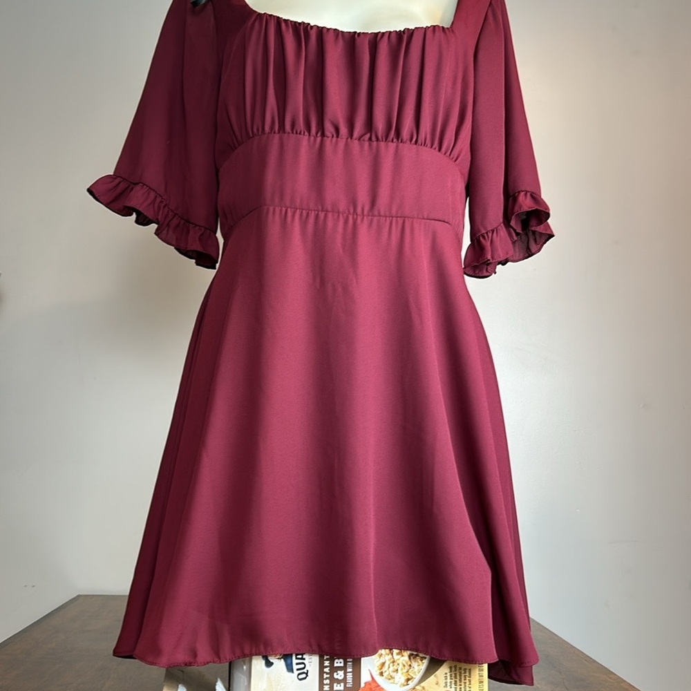 B Darling Red dress top Size 13/14